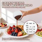 Silicone Measuring Cups Set 125ml + 250ml + 500ml - Image 4