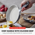 GreenPan x Bobby Flay 2 Piece- 8” and 10” Nonstick Frying Pan Skillet Set - Image 7