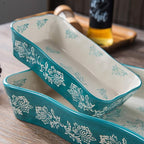 Baking Dish Casserole Dish Ceramic Lasagna Pan 2-Pcs Bakeware Sets Baking - Image 7