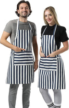 TOSHEX Kitchen Apron Waterdrop Resistant Cotton Apron - Image 7