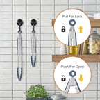 HOTEC Premium Stainless Steel Locking Kitchen Tongs - Image 8