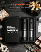 TOMEEM Electric Salt and Pepper Grinder Set - Image 7