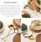 2-Pack Gravy Spoon Small Ladle for Sauce/Gravy / .1 Ounce mini Stainless Steel - Image 3
