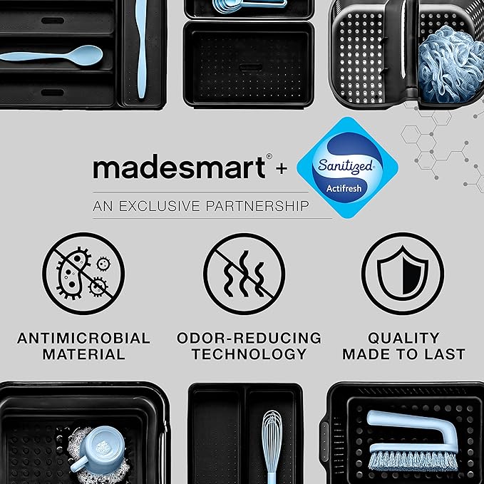 madesmart Antimicrobial 2 Tier Organizer - Image 7