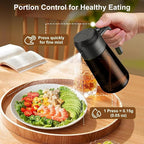 LAKUMIQI 2 in 1 Oil Sprayer for Cooking, 16oz Olive Oil Dispenser Bottle for - Image 4