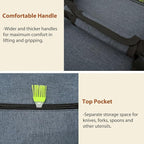 Insulated Casserole Carrier Bag, Expandable Thermal Food Carrier Insulated - Image 4
