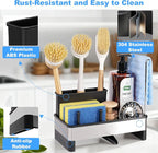 Kitchen Sink Caddy Organizer, Stainless Steel Sponge Holder, Kitchen Caddy Sink - Image 4