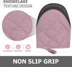 1 Pair Short Oven Mitts - Image 4