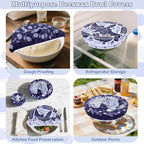 5-Size Reusable Beeswax Bowl Covers - Image 5