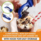 Spring Chef Premium Swivel Vegetable Peeler, Soft Grip Handle and Ultra Sharp - Image 6