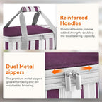 Lifewit Insulated Double Decker Casserole Carrier, Expandable Lasagna Lugger - Image 7