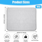 Giantree Small Microfiber Dish Drying Mat, Absorbent Dish Drainer Mats - Image 5