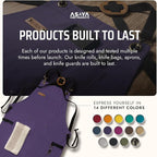 Asaya Chef and BBQ Apron with Bottle Opener and Hand Towel - 10oz Cotton Canvas - Image 6