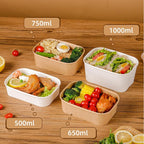 DI QIU REN 50-Pack 29oz Disposable Meal Prep Containers - Image 8