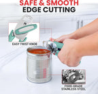 Zulay Kitchen Heavy Duty Stainless Steel Manual Can Opener – Ergonomic Soft - Image 3