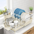 SNTD Dish Drying Rack, Expandable Dish Rack by SNTD