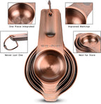 Measuring Cups and Spoons Set, Copper Measuring Cups and Spoons Set - Image 7
