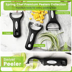 Spring Chef Swivel Vegetable Peeler & Y Potato Peeler - Image 9