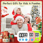 ZILLEEN 12 Pack Kitchen Timers for Cooking Digital Classroom Timers for Kids - Image 5
