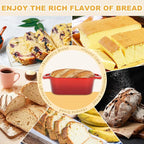 3.6QT Oval Enameled Cast Iron Dutch Oven, Sourdough Bread Baking Pan - Image 9