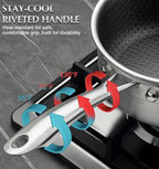 KOCH SYSTEME CS Hybrid Nonstick Stainless Steel Saucepan Set, 1QT & 2QT Triply - Image 5