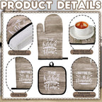 Fourluoo 10 Pcs Farmhouse Kitchen Decor and Accessories Set 4 Kitchen Towels 2 - Image 6