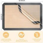 Luckyiren Silicone Baking Mat Set, Non-Stick Reusable Food-Grade Oven Liners - Image 2