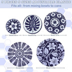 5-Size Reusable Beeswax Bowl Covers - Image 2