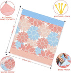 HIHOHO Beach Blanket Waterproof Sandproof Extra Large Beach Mat 79" X - Image 2