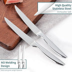 SuperCook Steak Knives Set of 12, Stainless Steel, High End, Dishwasher Safe - Image 4