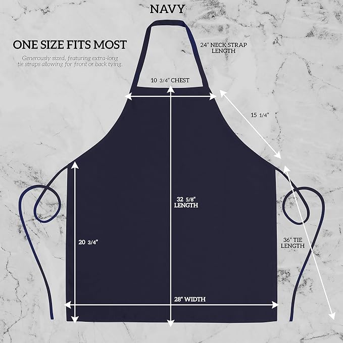 GREEN LIFESTYLE 120 Pack Professional Chef Apron– Grilling Aprons - Image 2