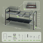 NETEL Adjustable Under Sink Organizers and Storage, Pots and Pans Organizer - Image 2