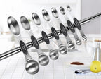 Spring Chef Magnetic Measuring Cups & Spoons Set, Strong N45 Magnets, Heavy - Image 8