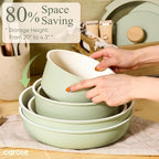 CAROTE Pots and Pans Set, Nonstick Cookware Set Detachable Handle, RV Cookware - Image 7