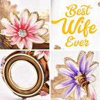 OEAGO Gifts for Wife from Husband Romantic Tea Cup Gifts for Her Birthday - Image 5