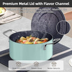 Nuwave Lux 13pc Forged Lightweight Cookware Set PFAS Free, Healthy G10 Duralon - Image 4