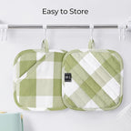 Cotton Pot Holders for Kitchen Heat Resistant Potholder Hot Pads Trivet Coaster - Image 7