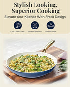 GOTHAM STEEL 10 Inch Non Stick Frying Pans Nonstick Frying Pan, Nonstick Pan - Image 4