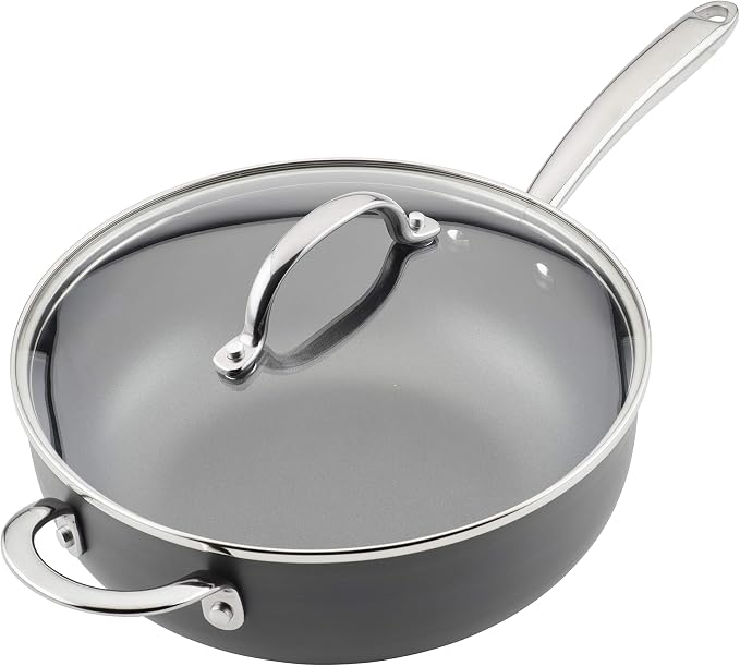 Rachael Ray Professional Hard Anodized Nonstick Sauce Pan/Saucepan/Saucier - Image 6