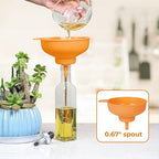 Wide Mouth Kitchen Funnel, Food Grade Plastic Cooking Canning Funnel - Image 7