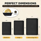 Professional Non-Stick Baking Sheets Set, 3-Piece Heavy Duty Carbon Steel - Image 2