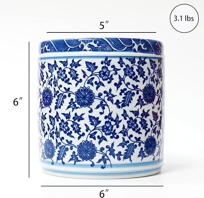 Kitchen Utensil Holder for Kitchen Countertop, Ceramic Cooking Utensils Holder - Image 2