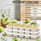 Ice Cube Tray with Lid – 3 Pack 2 Tbsp Ice Trays - Image 7