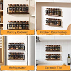 2-Tier Wall Mount Spice Rack Organizer - Image 7