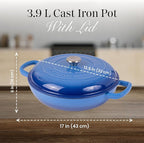 Shallow Cast Iron Casserole - Image 3