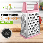 Spring Chef Professional Stainless Steel XL Parmesan Cheese Grater - Image 2