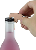 Swatom Bear Aluminum Alloy Beer Bottle Opener Keychain Key Tag Chain Ring - Image 6