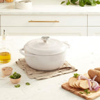 Lodge 4.5 Quart Enameled Cast Iron Dutch Oven - Image 8