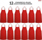 GREEN LIFESTYLE 12 Pack Bib Apron - Image 3