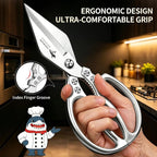 MAD SHARK Heavy Duty Kitchen Scissors, Dishwasher Safe All Purpose Kitchen - Image 3